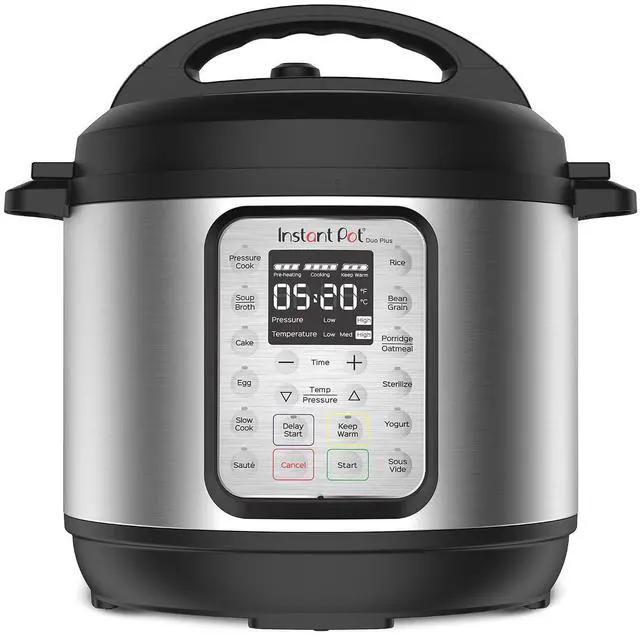 Main image of Instant Pot Duo Plus 9-in-1 Multicooker, Pressure Cooker, Slow Cook, Rice Maker, Steamer, Sauté, Yogurt, Warmer & Sterilizer, Includes App with Over 800 Recipes, Stainless Steel, 6 Quarts