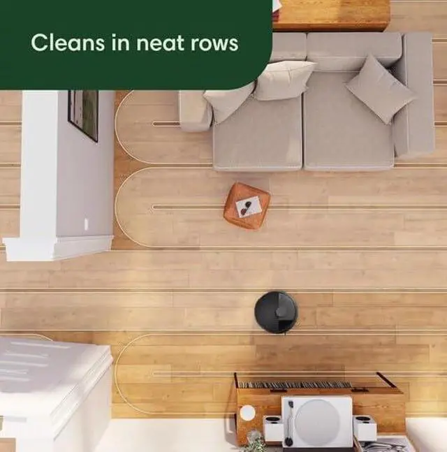 Alt view image 6 of 7 - iRobot Roomba 104 2in1 Vacuum & Mop Robot - Self-Empties for 75 Days, Intense Power-Lifting Suction, Vacuums All Floors, Ideal for Pet Hair, LiDAR Smart Navigation Mapping, Mops Hard Floors