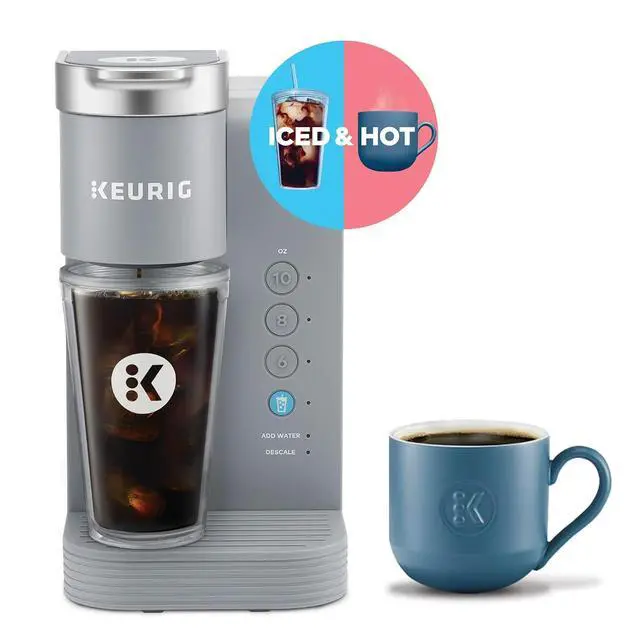 Alt view image 3 of 7 - Keurig Iced Essentials Single Serve Coffee Maker, 3 Cup Sizes: 177, 237, and 296 ml