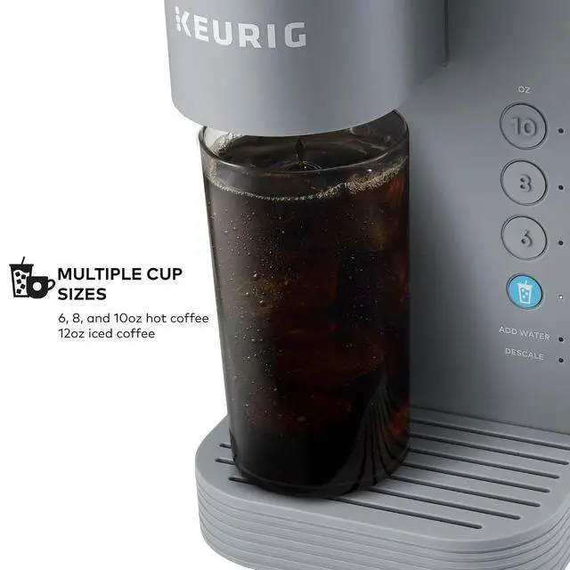 Alt view image 5 of 7 - Keurig Iced Essentials Single Serve Coffee Maker, 3 Cup Sizes: 177, 237, and 296 ml