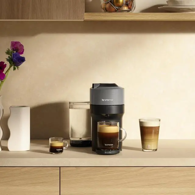 Alt view image 6 of 7 - Nespresso Vertuo Pop+ Coffee and Espresso Maker by Breville, Dark Grey