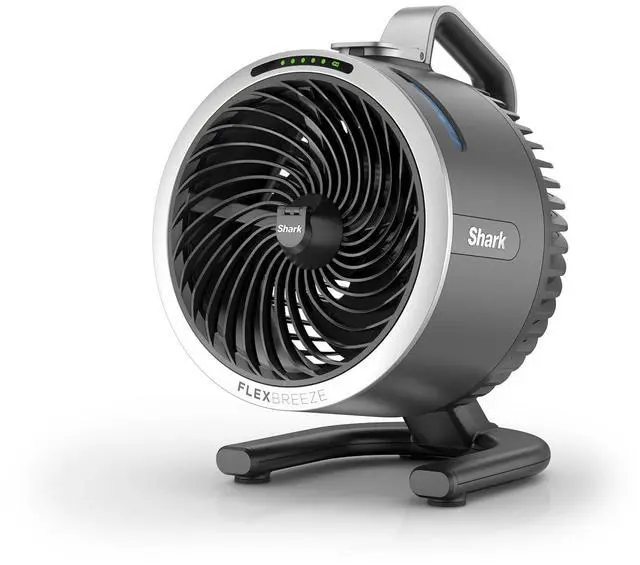 Main image of Shark FlexBreeze HydroGo FanUltra-powerful portable fan with indoor + outdoor mist. Corded & cordless, 5 speeds, evaporative misting, Grey, FA052