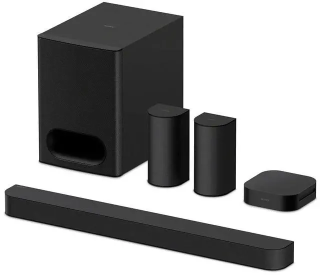 Main image of Sony BRAVIA Theater System 6 5.1ch Soundbar with Subwoofer & Rear Speakers | Dolby Atmos & DTS:X Surround Sound Home Theater, Bluetooth, Center Channel for Clear Dialogue, Multi Stereo, HT-S60