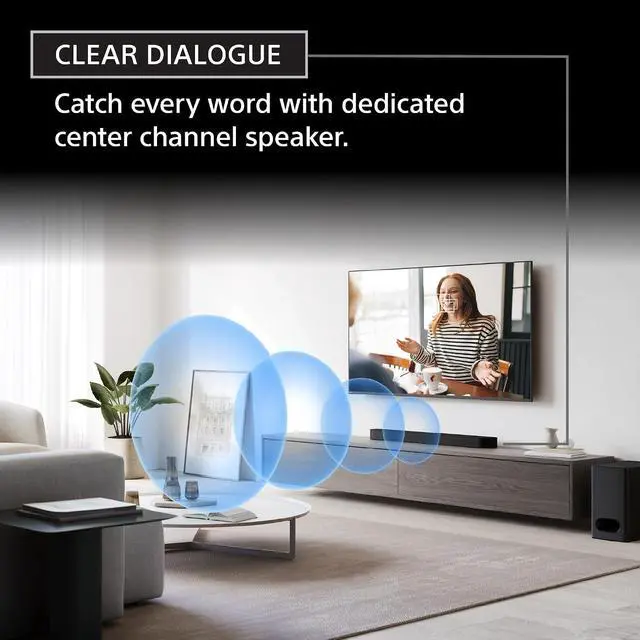 Alt view image 6 of 7 - Sony BRAVIA Theater Bar 6 3.1.2ch Home Theater Soundbar with Wireless Sub | Dual up-firing speakers, Dolby Atmos & DTS:X Surround Sound, Bluetooth, Center Channel for Clear Dialogue, HT-B600