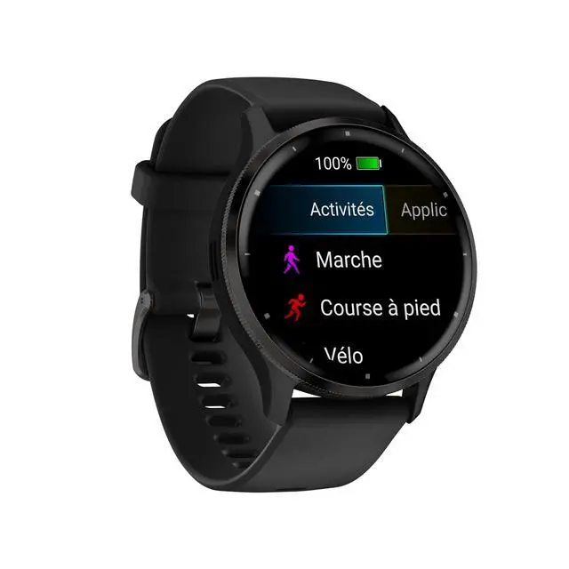 Alt view image 4 of 7 - Garmin Venu 3 Slate Stainless Steel Bezel 1.4-Inch AMOLED Touchscreen Display Smart Watch with 45mm Black Case and Silicone Band | 1.4 Amoled, 45mm Case, 5 Atm Water Resistance, Up to 14 Days Battery