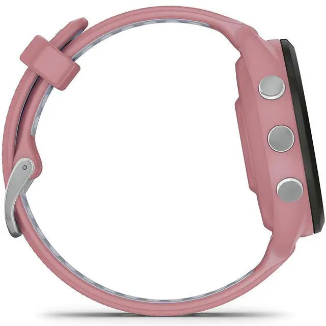 Alt view image 6 of 7 - Garmin Forerunner 265S Running GPS Smartwatch, AMOLED Display, 42mm, Light Pink/Whitestone, 010-02810-05 - Bundle w/Deco Essentials 26-Month CPS Plan