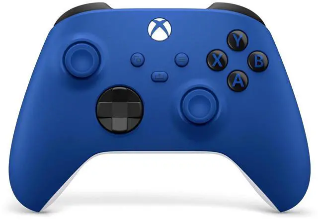 Main image of XBOX Wireless Gaming Controller | Shock Blue | Console, PC, & Cloud Devices | Textured Grip | Wireless, Bluetooth, USB-C Connectivity