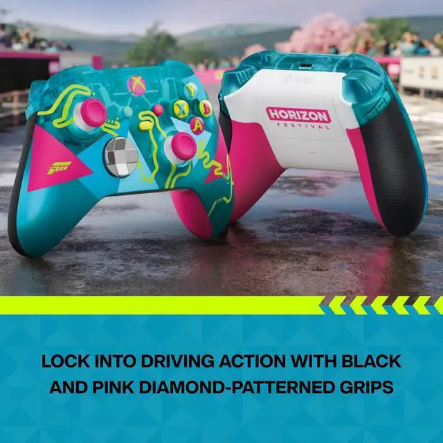 Alt view image 6 of 7 - Xbox Wireless Gaming Controller | Forza Horizon 6 Limited Edition | Console, PC, & Cloud Devices | Dynamic Lighting Effects | Wireless, Bluetooth, USB-C Connectivity