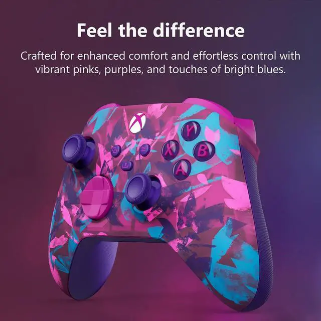 Alt view image 2 of 7 - Xbox Wireless Gaming Controller | Heart Breaker Special Edition | Console, PC, and Cloud Devices | Textured Grip | Wireless, Bluetooth, USB-C Connectivity