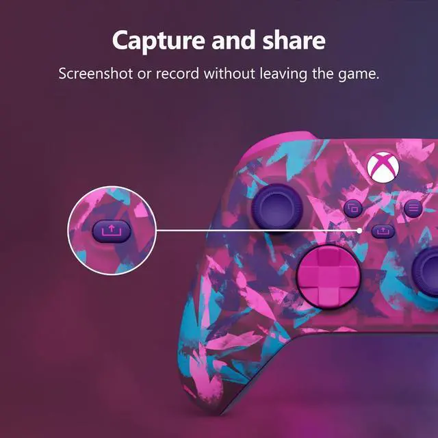Alt view image 4 of 7 - Xbox Wireless Gaming Controller | Heart Breaker Special Edition | Console, PC, and Cloud Devices | Textured Grip | Wireless, Bluetooth, USB-C Connectivity