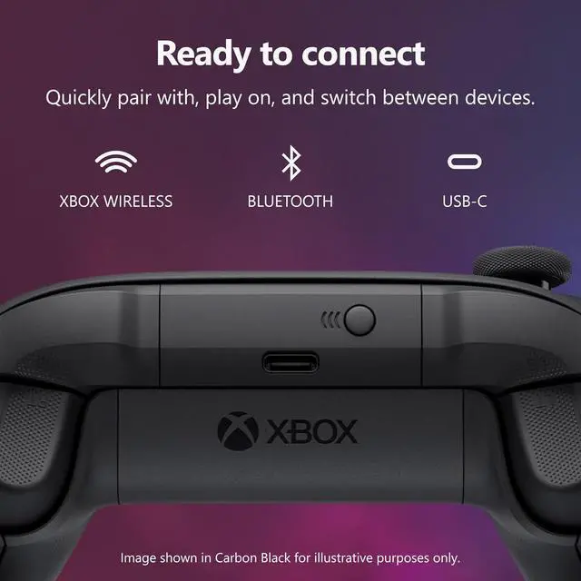 Alt view image 5 of 7 - Xbox Wireless Gaming Controller | Heart Breaker Special Edition | Console, PC, and Cloud Devices | Textured Grip | Wireless, Bluetooth, USB-C Connectivity