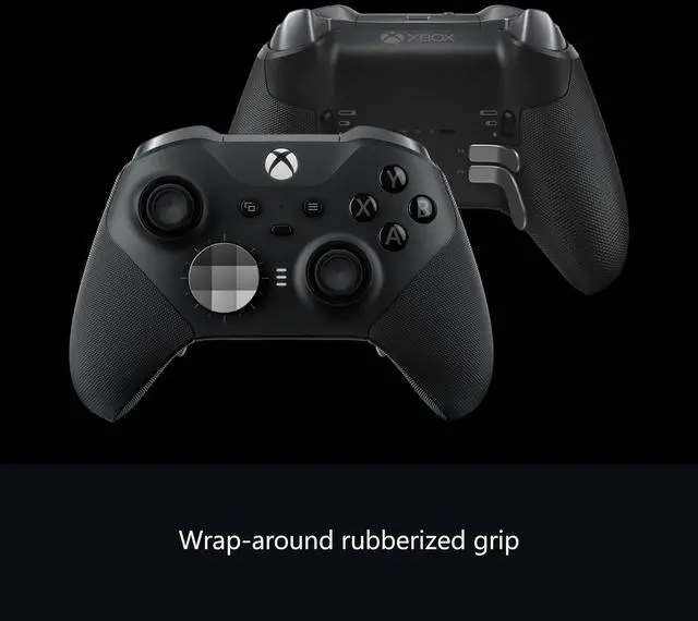 Alt view image 4 of 7 - Xbox Wireless Gaming Controller | Elite Series 2 | Black | Console, PC, and Cloud Devices | Adjustable Thumbsticks | Trigger Locks