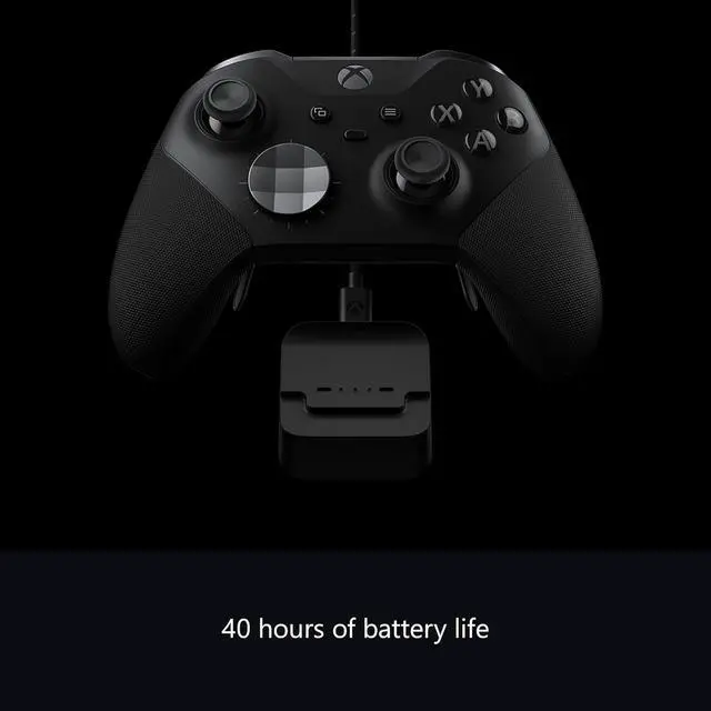 Alt view image 6 of 7 - Xbox Wireless Gaming Controller | Elite Series 2 | Black | Console, PC, and Cloud Devices | Adjustable Thumbsticks | Trigger Locks