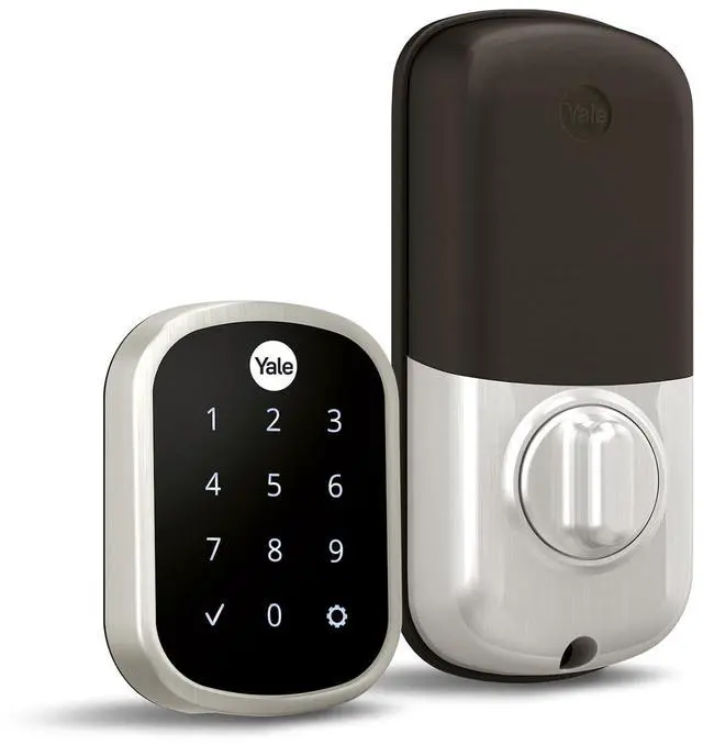 Main image of Yale Key Free Touchscreen Deadbolt - Satin Nickel, YRD157-NR-619
