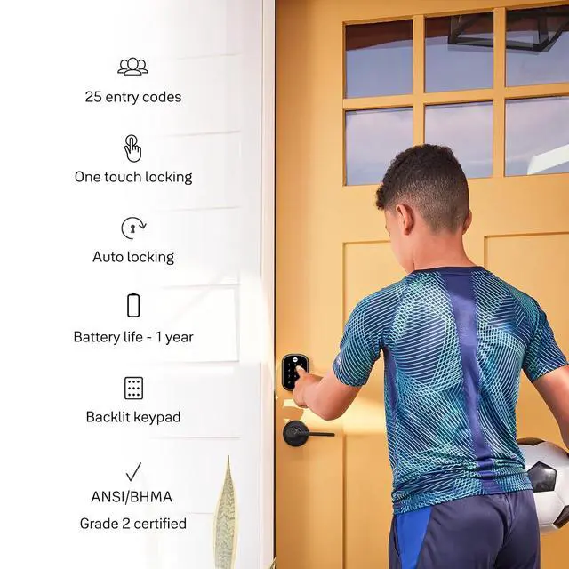 Alt view image 4 of 6 - Yale Key Free Touchscreen Deadbolt - Satin Nickel, YRD157-NR-619