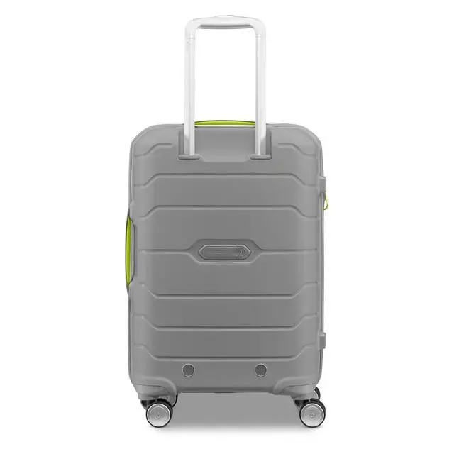 Alt view image 3 of 7 - Samsonite Freeform 2-Piece Luggage Set - Carry-On & Large Checked Luggage with Dual Spinner Wheels - Durable Polypropylene Hardshell - TSA Lock, Airline-Approved - Expandable Hard Shell - White/Grey