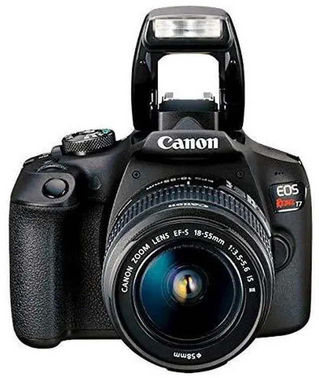 Alt view image 5 of 7 - Canon EOS Rebel T7 Digital SLR Camera 18-55mm f/3.5-5.6 is II Kit Bundle with 500mm Preset Telephoto Lens, Camera Bag, 64GB Memory Card, Photography Pro Guidebook and Accessories (13 Items)