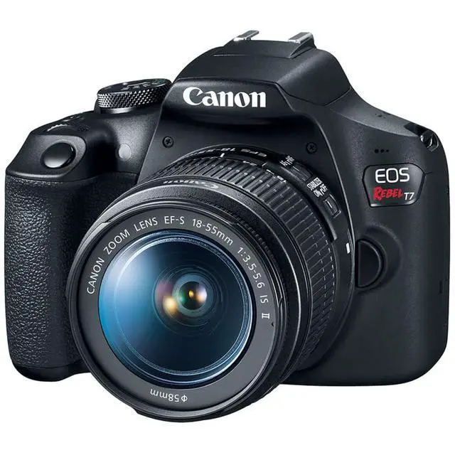 Alt view image 4 of 7 - Canon EOS Rebel T7 DSLR Camera with 18-55mm Lens Bundle 24.1MP Beginner Digital Camera Kit with Sandisk 128GB Memory Card, Camera Bag & Deco Essentials Photography Guide Book