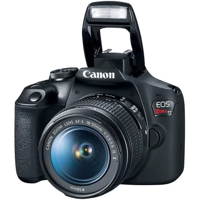 Alt view image 5 of 7 - Canon EOS Rebel T7 DSLR Camera with 18-55mm Lens Bundle 24.1MP Beginner Digital Camera Kit with Sandisk 128GB Memory Card, Camera Bag & Deco Essentials Photography Guide Book
