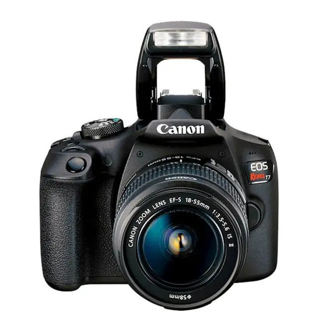 Alt view image 6 of 7 - Canon EOS Rebel T7 DSLR Camera with 18-55mm Lens Bundle 24.1MP Beginner Digital Camera Kit with Sandisk 128GB Memory Card, Camera Bag & Deco Essentials Photography Guide Book