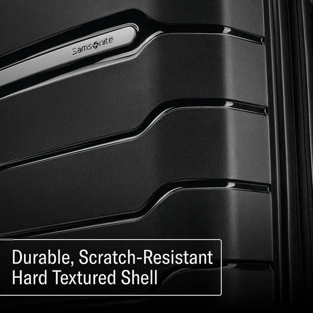 Alt view image 7 of 7 - Samsonite Freeform Hardside Carry-On Luggage with Spinner Wheels - Hardshell Suitcase - TSA, Airline-Approved - Expandable Hard Shell, Smooth Rolling Wheels for Lightweight Travel Black