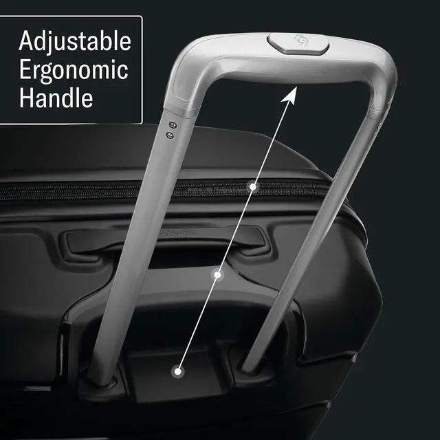 Alt view image 5 of 7 - Samsonite Freeform Hardside Carry-On Luggage with Spinner Wheels - Hardshell Suitcase - TSA, Airline-Approved - Expandable Hard Shell, Smooth Rolling Wheels for Lightweight Travel - White/Grey