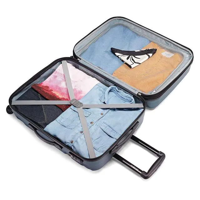 Alt view image 3 of 6 - Samsonite Omni PC Hardside Expandable Luggage with Spinner Wheels, Teal, Carry-On 20-Inch