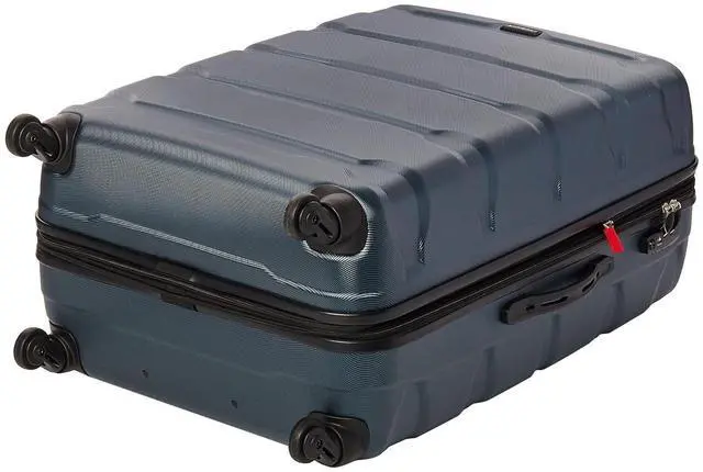 Alt view image 5 of 7 - Samsonite Omni PC Hardside Expandable Luggage with Spinner Wheels, Teal, Checked-Large 28-Inch