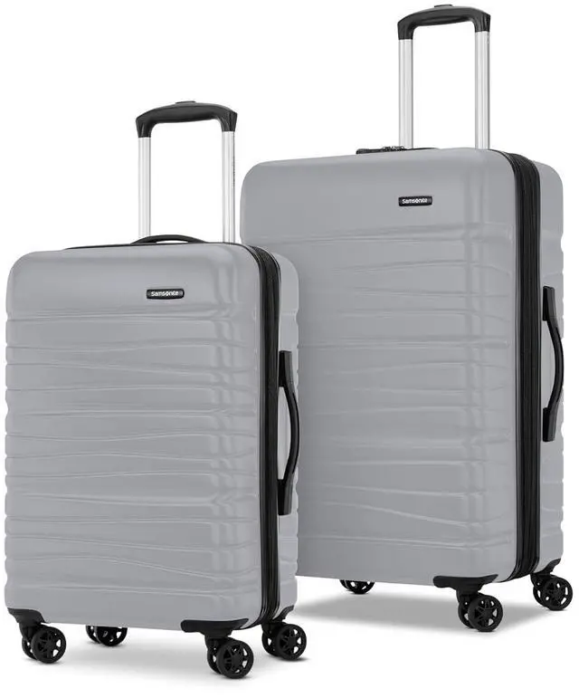 Main image of Samsonite Evolve SE Hardside Expandable Luggage with Spinners | Titanium | 2PC SET (Carry-on/Medium)