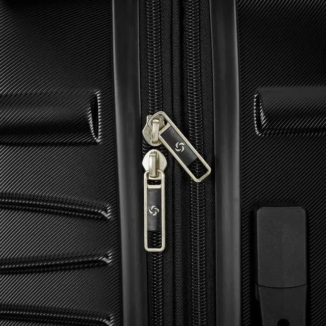 Alt view image 7 of 7 - Samsonite Evolve SE Hardside Expandable Luggage with Spinners, Bass Black, 3PC Set (CO/M/L)