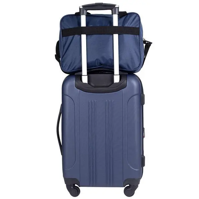 Alt view image 6 of 7 - Travelers Club Midtown Hardside 4-Piece Luggage Travel Set, Navy Blue