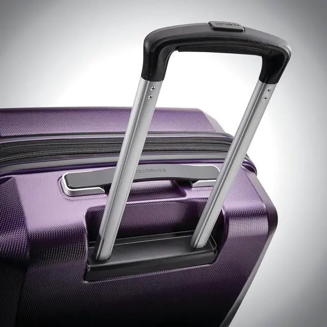 Alt view image 3 of 7 - Samsonite Winfield 3 DLX Hardside Expandable Luggage with Spinners, Purple, 2-Piece Set (20/25)