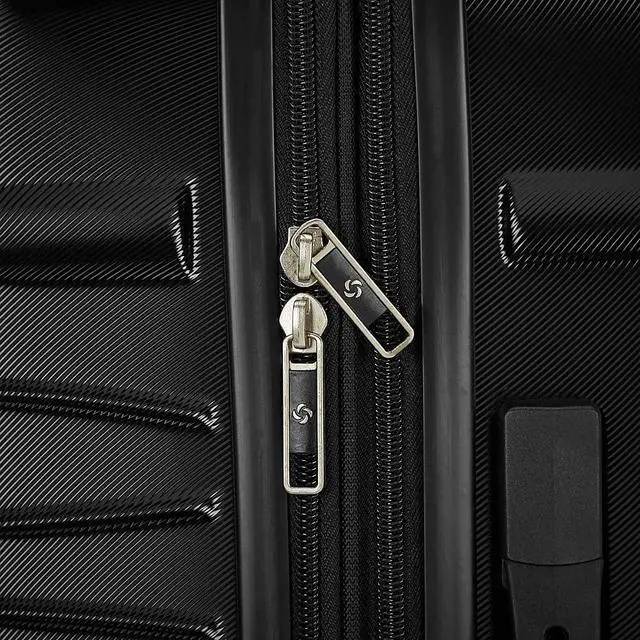 Alt view image 6 of 7 - Samsonite 145796-1027 Evolve SE 3 Piece Spinner Luggage Set, Bass Black Bundle with Deco Gear 10 Piece Luggage Accessory Kit