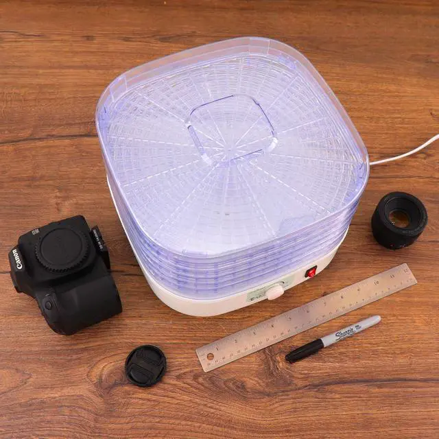 Alt view image 2 of 7 - Nutrichef Food Dehydrator Machine | Multi-Tier Appliance for Home Use | Perfect for Beef Jerky, Fruits, Vegetables & Dog Treats | High-Heat Circulation | 5 Stackable Trays