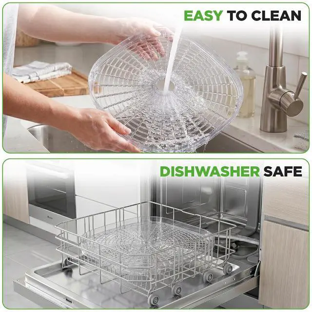 Alt view image 7 of 7 - Nutrichef Food Dehydrator Machine | Multi-Tier Appliance for Home Use | Perfect for Beef Jerky, Fruits, Vegetables & Dog Treats | High-Heat Circulation | 5 Stackable Trays