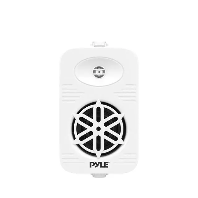 Alt view image 3 of 7 - PyleUsa Indoor Outdoor Speakers Pair - 300 Watt Dual Waterproof 4 2-Way Full Range Speaker System w/ 1/2 High Compliance Polymer Tweeter - in-Home, Boat, Deck, Patio, Poolside (White) - PDWR45WT