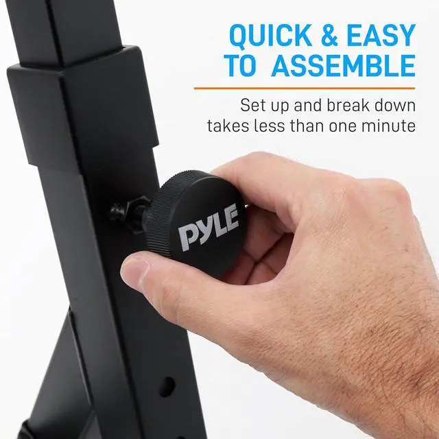 Alt view image 6 of 7 - PYLE Heavy-Duty Multi-Functional Music Stand - Z Style & Portable, 2nd Tier, Height & with Adjustment, Digital Keyboard Stand, Rack Case w/Ergonomic Design, for Home Studio etc. - Pyle PKST2TZ , black