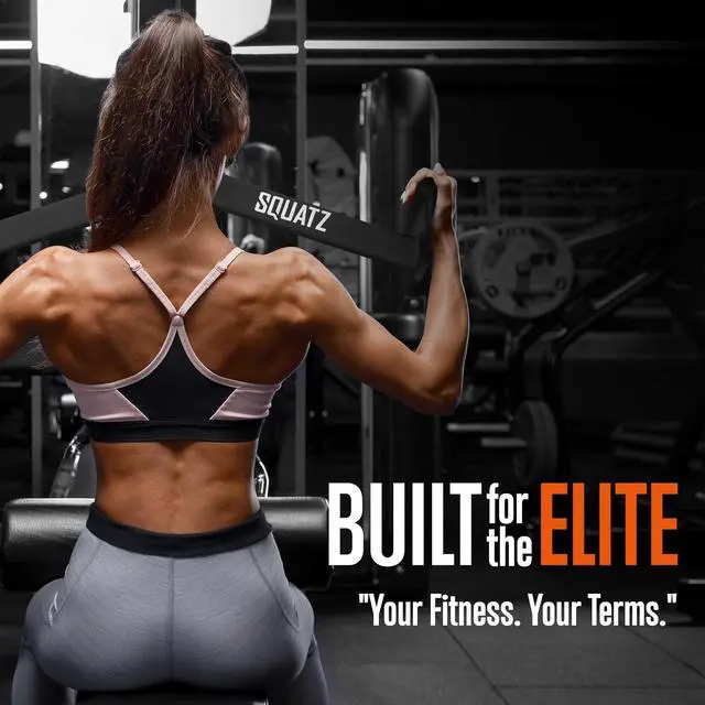 Alt view image 7 of 7 - SQUATZ LAT Pulldown Attachments | Cable Attachments for Gym with Mag Grip Handles for Back and Tricep Strength Training | Home Gym Accessories with Rubber Coated Handles