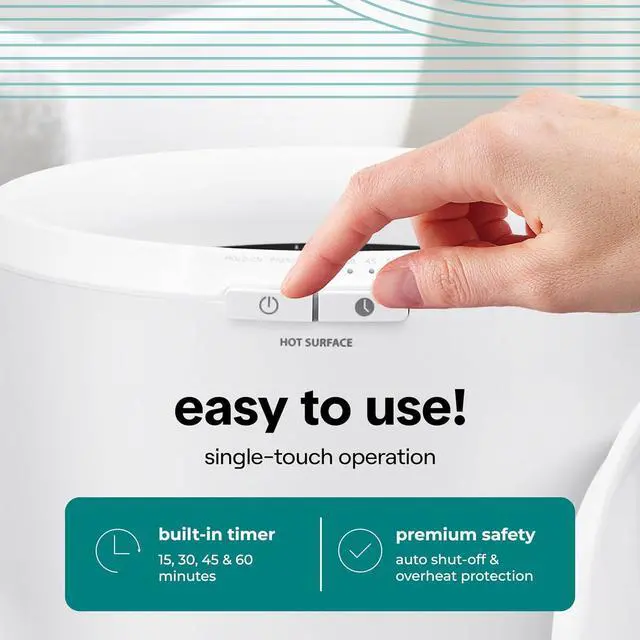 Alt view image 5 of 7 - SereneLife Counter Towel Warmer Bucket - with Customized Fragrance for Spa and Bathroom, Luxury Towel Heater, Auto Shut Off, Fits 1 Large Towel, Blanket, Bathrobe, PJs (Natural)