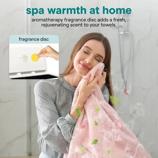 Alt view image 5 of 7 - SereneLife Rectangular Towel Warmer Bucket, Large Capacity Blanket and Towel Warmer for Bathroom, Single-Touch Control, Energy-Efficient Design with Auto Shut-Off, 20L Capacity, White