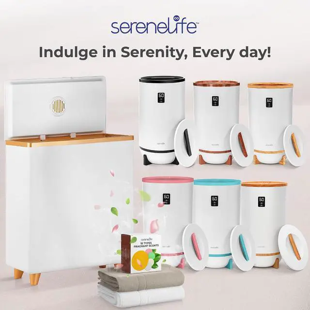 Alt view image 7 of 7 - SereneLife Luxury Rectangle Towel Warmer - Spa & Bathroom Heater with Custom Fragrance, Auto Shut-Off, Fits 2 large Towels, Blankets, Bathrobes, PJ's - Perfect Gift for Him & Her (Rose Gold)