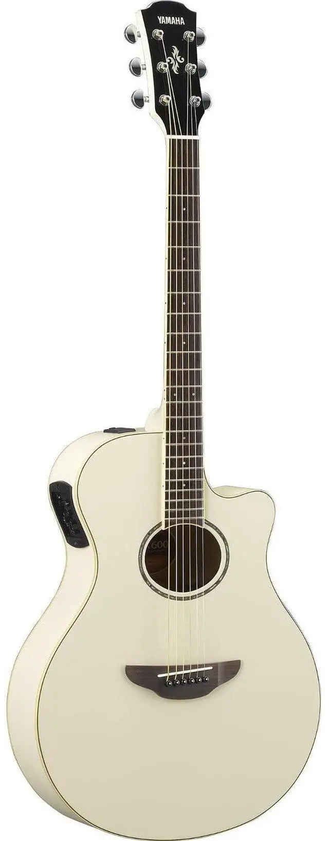 Main image of Yamaha APX600 VW Thin Body Acoustic-Electric Guitar, Vintage White