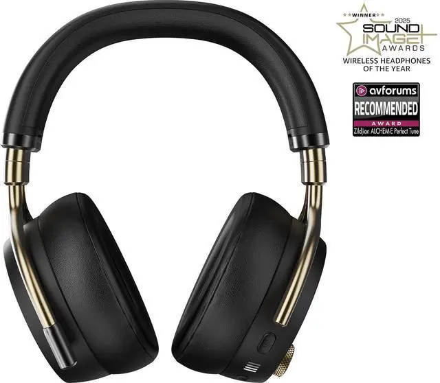 Alt view image 2 of 7 - Zildjian ALCHEM-E Perfect Tune Over-Ear Headphones - Black
