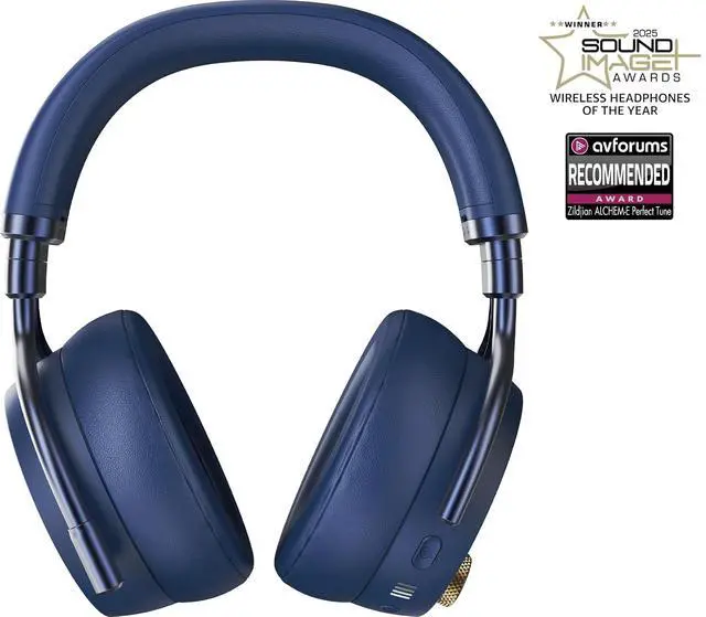 Alt view image 2 of 7 - Zildjian ALCHEM-E Perfect Tune Over-Ear Headphones - Midnight