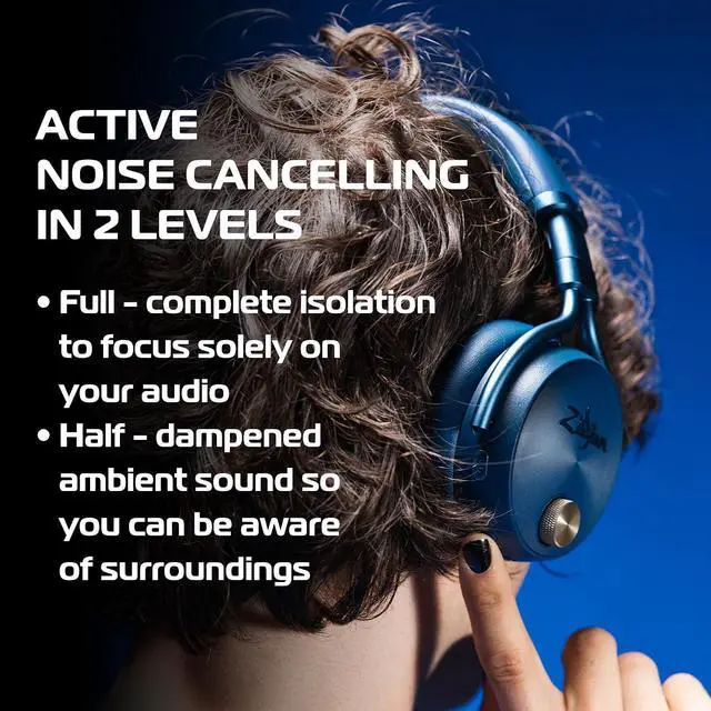 Alt view image 5 of 7 - Zildjian ALCHEM-E Perfect Tune Over-Ear Headphones - Midnight