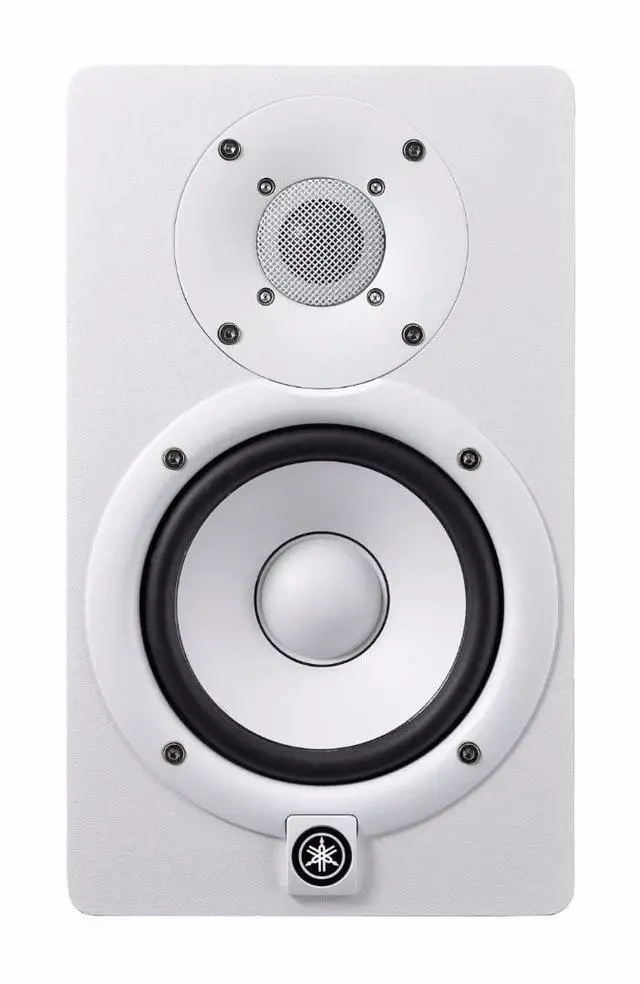 Alt view image 2 of 5 - YAMAHA HS5 W 5-Inch Powered Studio Monitor (White, 2-Pack) Bundle (2 Items)