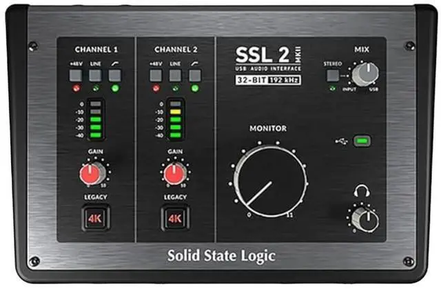 Alt view image 2 of 6 - Solid State Logic SSL 2 MKII - 2x2 USB Audio Interface