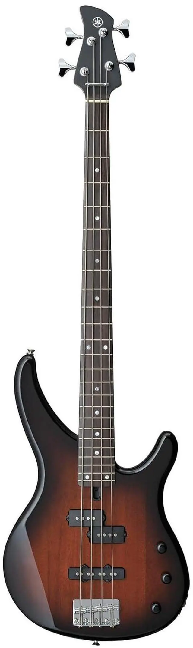 Main image of Yamaha TRBX174 Old Violin Sunburst Agathis Body, 4-String Electric Bass Guitar | Mahogany Body, 34 Scale, Maple Neck, Rosewood Fingerboard, 24 Frets, P and J Ceramic Pickups, Vintage-Style Bridge