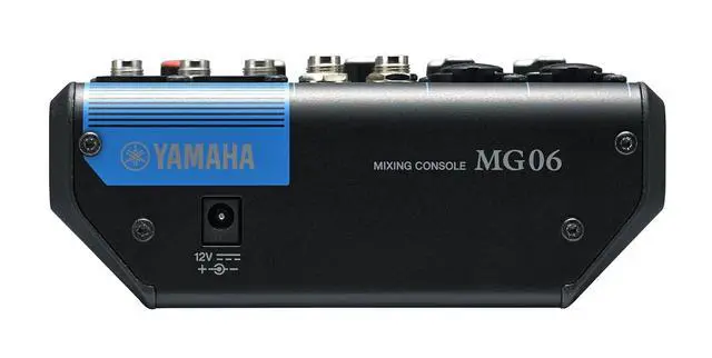 Alt view image 3 of 4 - Yamaha MG06 6-Input Compact Stereo Mixer