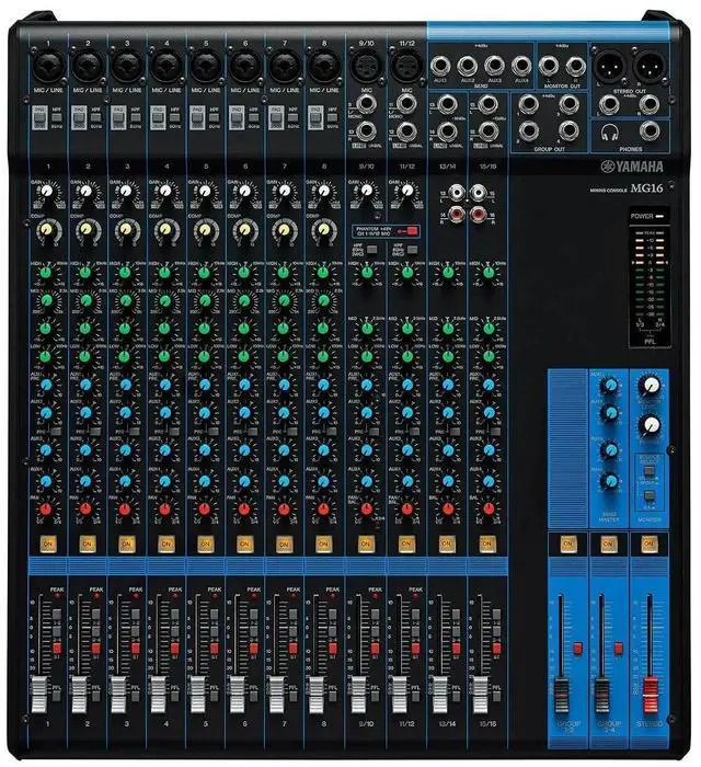 Main image of Yamaha MG16 16-Input 6-Bus Mixer